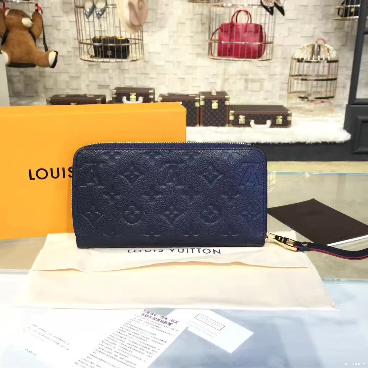 Aaa replica bags Vuitton Louis ZIPP 0801